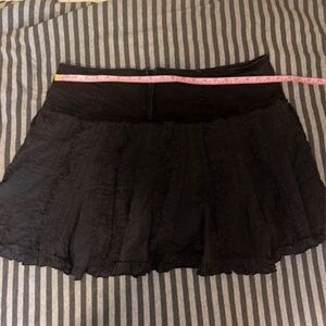 TRIPP NYC Black Lace Mini Skirt